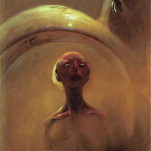 Image similar to alien by ilya repin