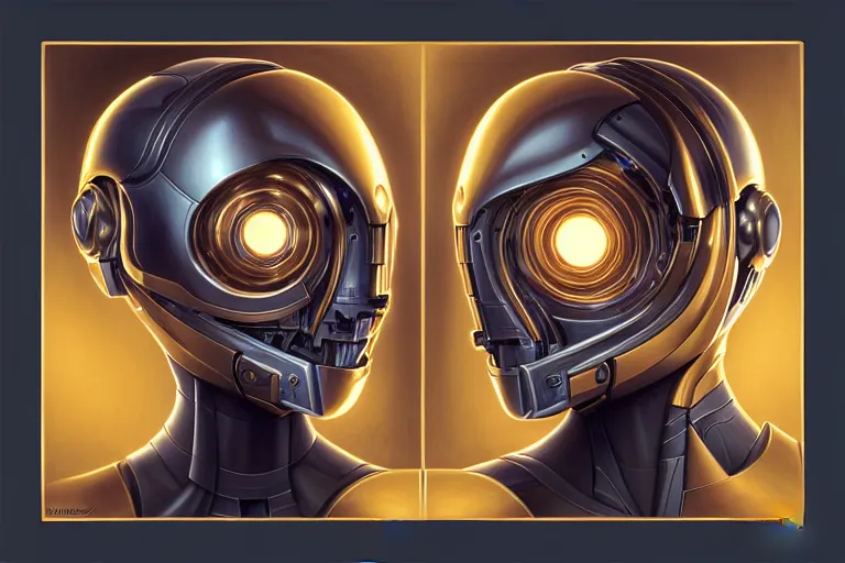 Image similar to mechanical machine enegry core, symmetrical, golden ratio, energy core, realistic shaded lighting, magali villeneuve, artgerm, rutkowski