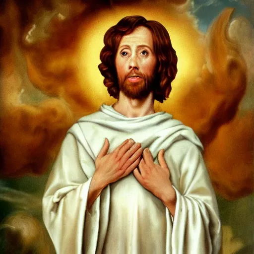 Prompt: Carol Burnett as Jesus, Baroque oil painting, highly detailed, 4k