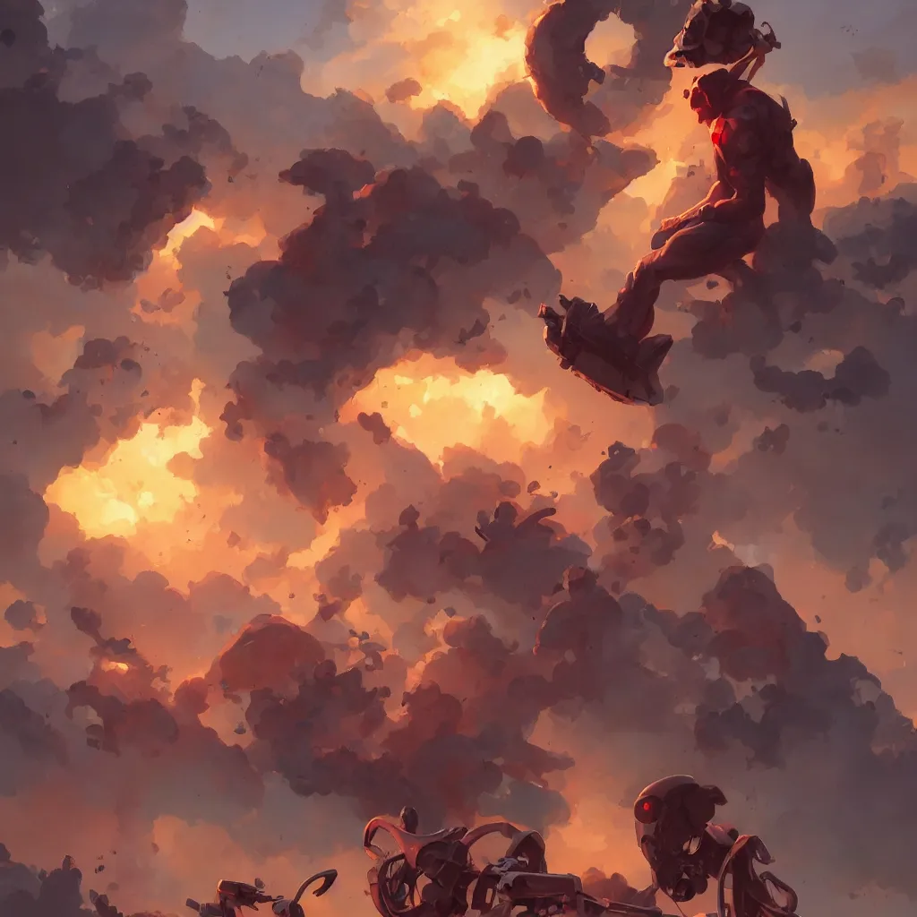 Prompt: atom, by greg rutkowski, by rhads, by jesper ejsing