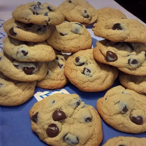 Image similar to blue ( ( ( ( ( ( ( ( ( ( chocolate chip cookies ) ) ) ) ) ) ) ) ) )