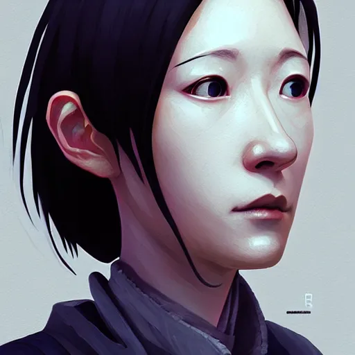 Prompt: portait of serial experiments : lain, sci - fi, techwear, intricate, elegant, highly detailed, digital painting, artstation, concept art, smooth, sharp focus, illustration, by bartek fedyczak, erak note, tooth wu, neil richards, kan liu, siwoo kim, jisu choe