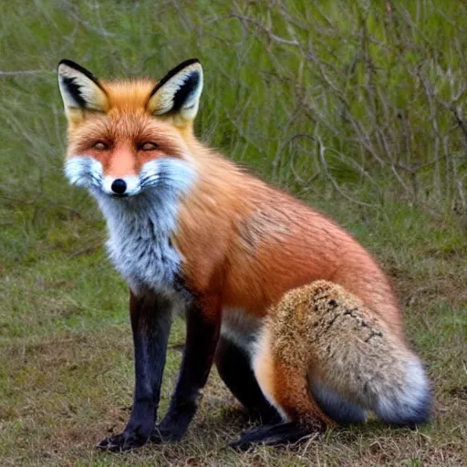 Image similar to fox wearing a tiara