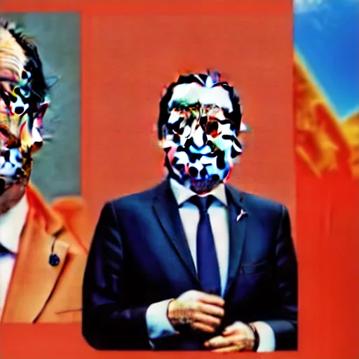 Image similar to François hollande is goku from dragon ball Z