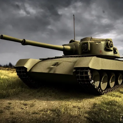 Prompt: panzer tank, cinematic photography, 4k