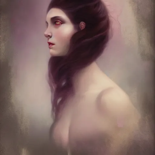 Image similar to a portrait in the style of anna dittmann and tom bagshaw and charles dulac.