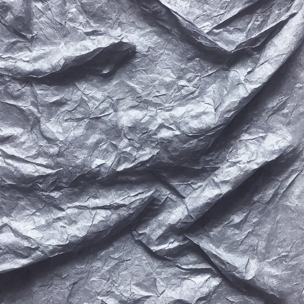 Prompt: beautiful thin film crumpled fabric