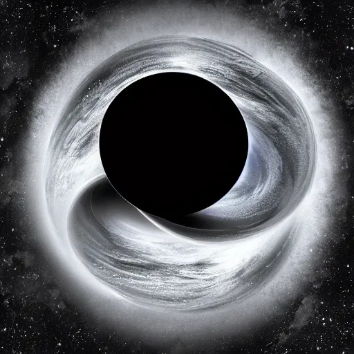 Prompt: a black hole, inside a globe, mirrors, 3 d, ouroboros, deviantart