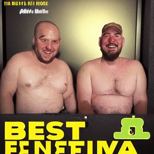 Image similar to Best friends dave and joe on the big toilet adventure, movie poster