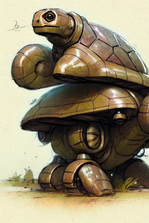 Image similar to ( ( ( ( ( 1 9 5 0 s retro giant turtle robot house. muted colors. ) ) ) ) ) by jean - baptiste monge!!!!!!!!!!!!!!!!!!!!!!!!!!!!!!