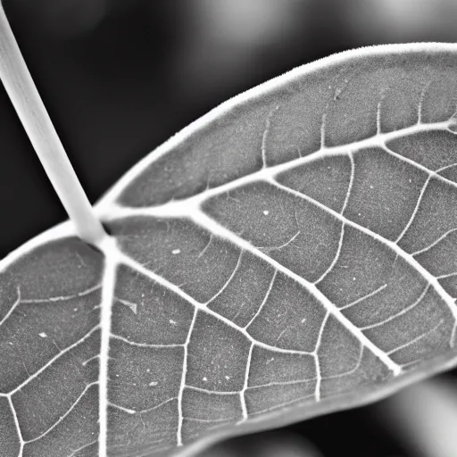 Image similar to zoomed in leaf, award winning black and white photography