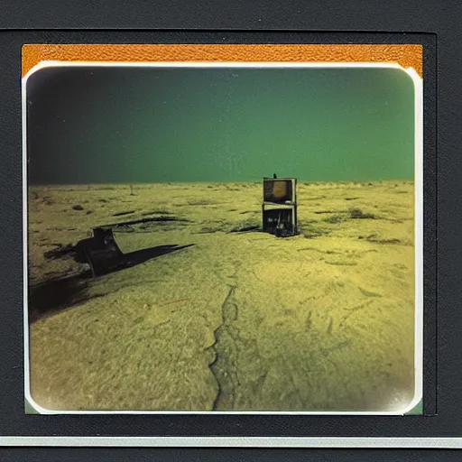 Prompt: color polaroid of HK-47 by Tarkovsky