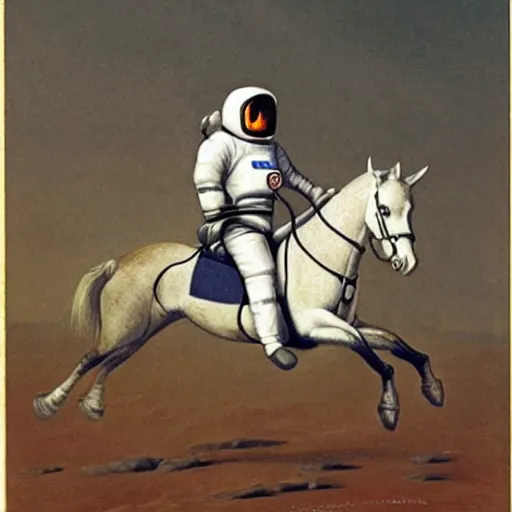 Prompt: astronaut riding a horse