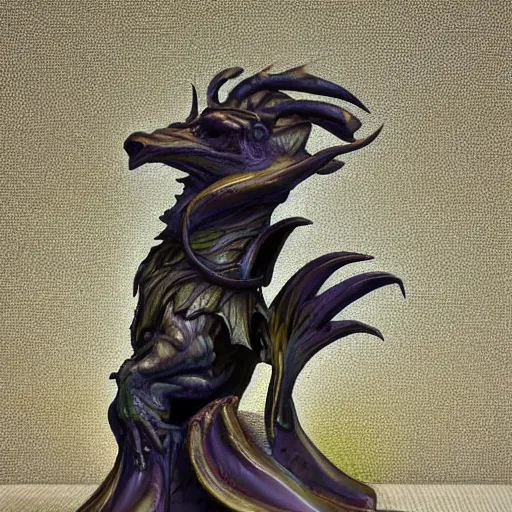 Prompt: realistic discord statue with colors