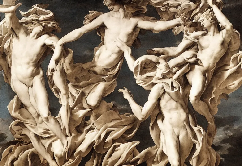 Image similar to an artwork by gian lorenzo bernini