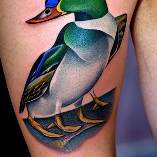 A duck By jdrtattoos  Left Hand Lucky Tattoo Parlour  Facebook