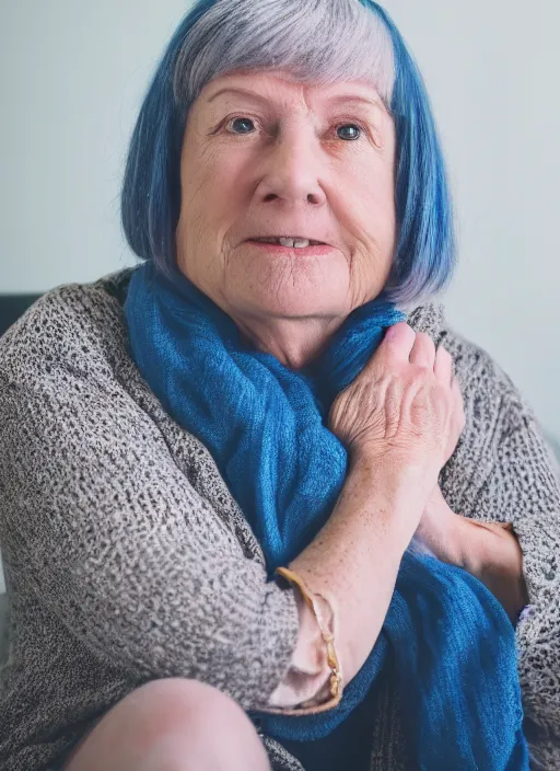 Image similar to portrait photo still of real life cartmans mom, 8 k, 8 5 mm, f. 1 4