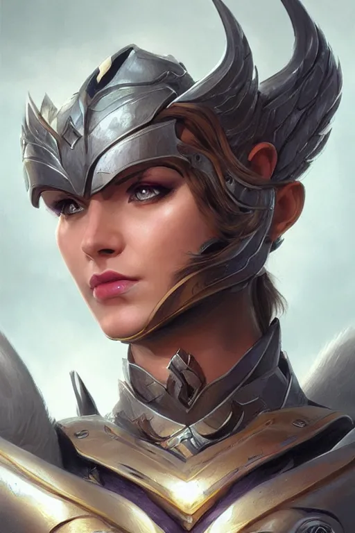 Image similar to amazon valkyrie athena, d & d, fantasy, portrait, highly detailed, headshot, digital painting, trending on artstation, concept art, sharp focus, illustration, art by artgerm and greg rutkowski and magali villeneuve