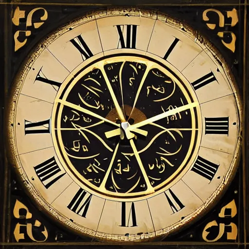 Image similar to clock arabic numerals