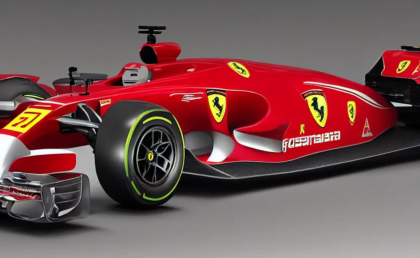 Prompt: “A 2025 Ferrari Formula One Concept, studio lighting, 8K”