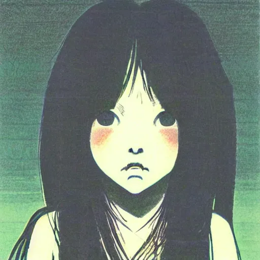 Image similar to a pretty little girl, by asano inio,