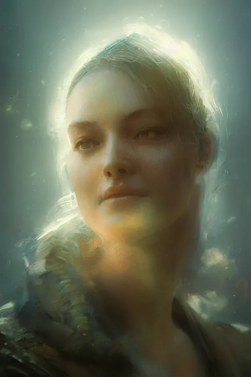 Image similar to Artificial Intelligence, joyful, close-up portrait, intricate, elegant, volumetric lighting, scenery, digital painting, highly detailed, artstation, sharp focus, illustration, concept art, ruan jia, steve mccurry