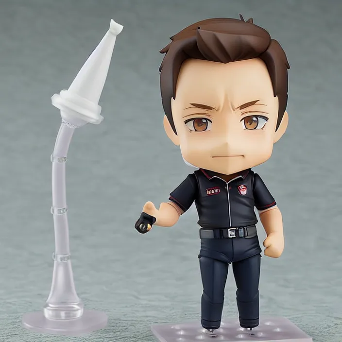 Image similar to One! Anime Nendoroid figurine of Elon Musk, fantasy, figurine , product photo