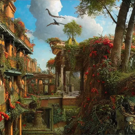 Image similar to paint surrealist 🏍, ferdinand knab, high definition and detailed 4 k