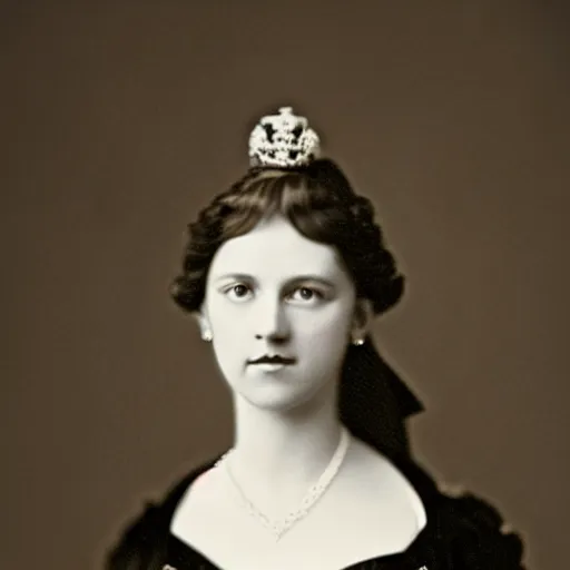 Image similar to a german young adult princess, circa 1 8 5 4