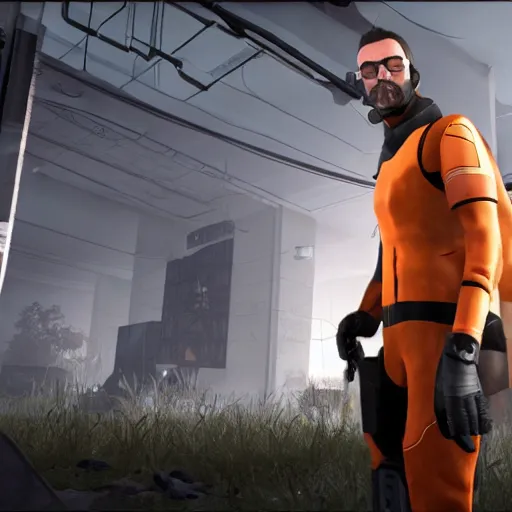 Image similar to Half Life 3, in game screenshot, leaked in-development screenshot