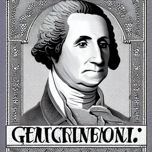 Image similar to george washington playing his gameboy, trending on cgsociety