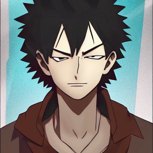 Image similar to handsome guy made by Kohei Horikoshi, art, night, stars, wonderful, anime style. 8k, detailed, detailed face, smooth, sharp focus, beautiful scene, my hero academia style, high quality,