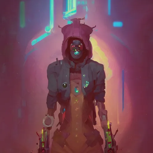 Image similar to portrait of a lowlife cybernetic junkie vagabond, cyberpunk art by pete mohrbacher and guweiz and josan gonzalez, graphic novel, artstation, deviantart, pinterest, 4 k uhd image