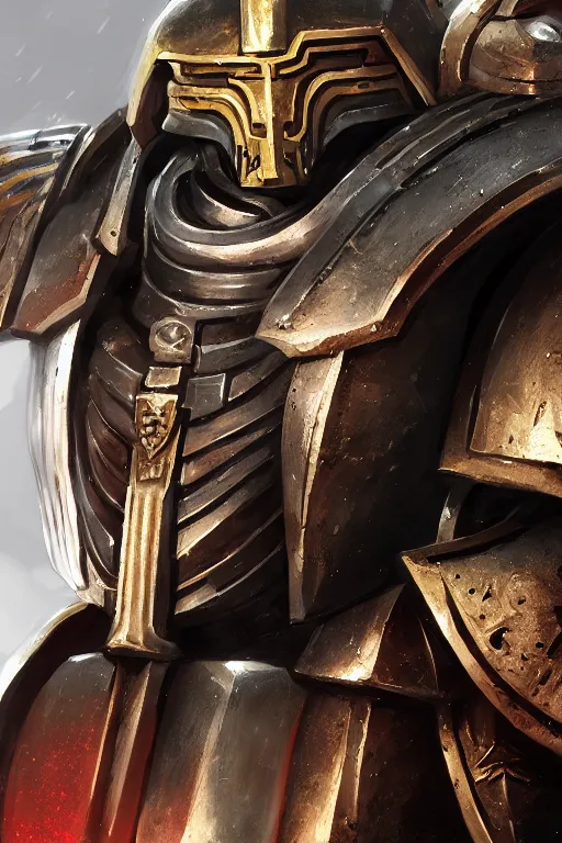 Image similar to armor portrait heros warhammer 4 0 k horus heresy fanart - the primarchs emperor by johannes helgeson animated with vfx concept artist & illustrator global illumination ray tracing hdr fanart arstation zbrush central hardmesh 8 k octane renderer comics stylized