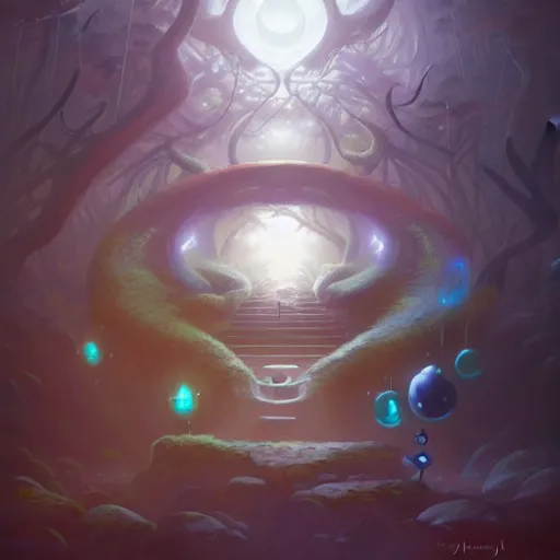 Image similar to cloud forest magical glyph enso by andreas rocha and peter mohrbacher and james jean