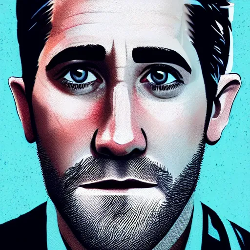 Prompt: jake gyllenhaal as bernie sanders movie poster, dynamic pose, intricate, elegant, highly detailed centered digital painting artstation concept art smooth sharp focus illustration