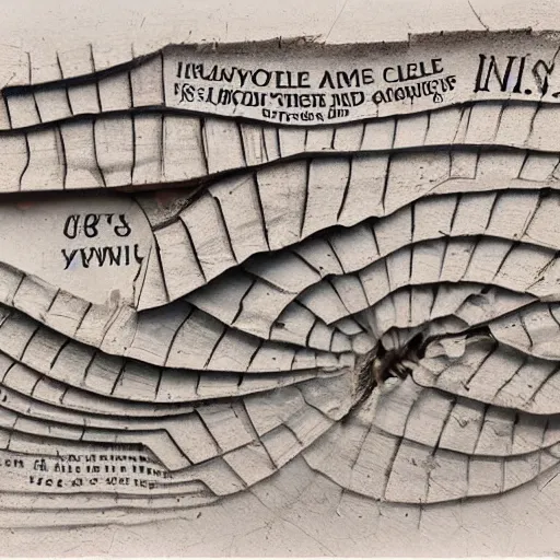 Image similar to why not give it a chance to see the indicative mattled and jigsaw-like folds of time don't fit in any other way, yes, this disaster has a design of its own. and why don't you inscribe it right here for all to see? the data gods hoard you, you wasp. you unwanted wasp. go on now, buzzz in some other manner, the waggle dance of the soul.