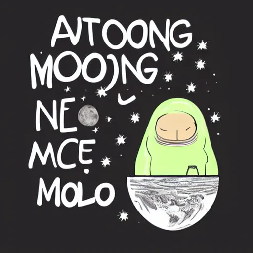 Prompt: neil armstrong as an avocado on the moon