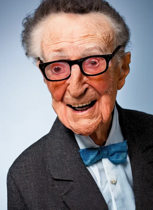 Image similar to DSLR photo portrait still of 86 year old age 86 Buddy Holly at age 86!!!, 85mm f1.8