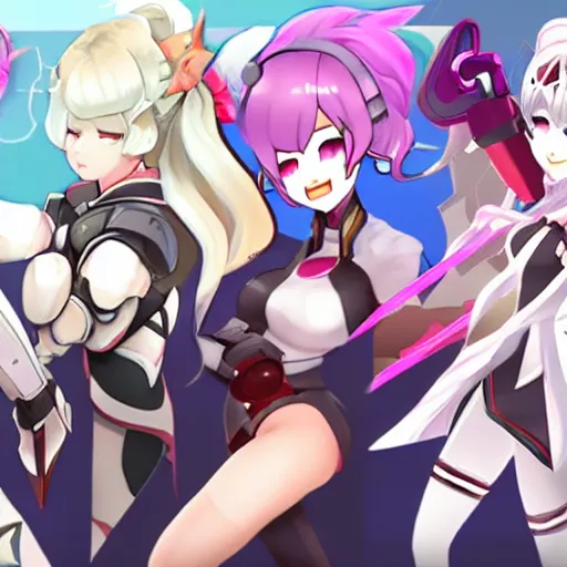 Prompt: honkai impact characters