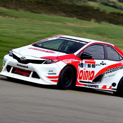 Image similar to Toyota Corolla SE racing