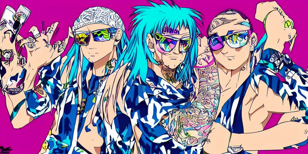 Image similar to riff raff, anime