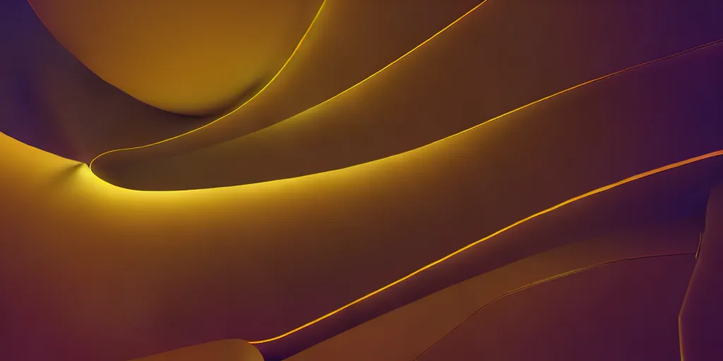 Image similar to a abstract background with curves and light, octane render, soft, trending on artstation, 8 k render, unreal engine