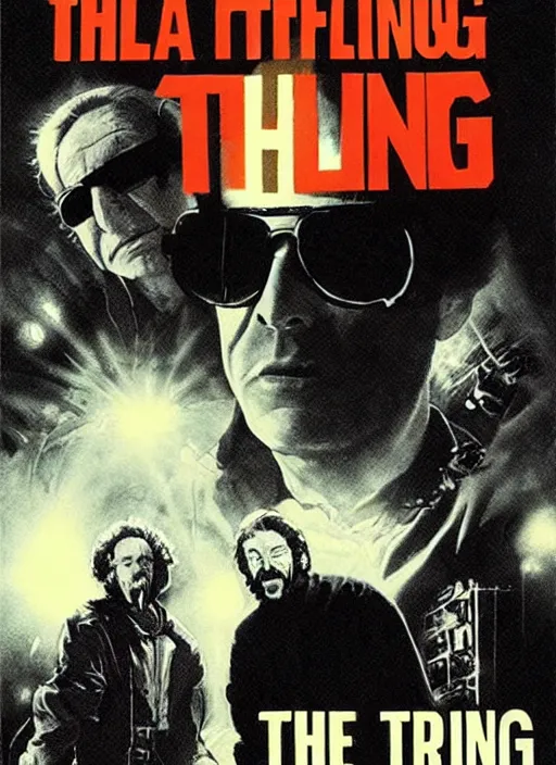 Image similar to film the thing alternative poster