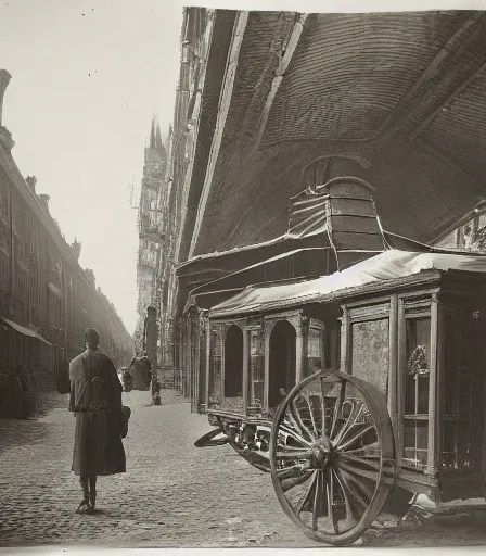 Prompt: high quality high detail photograph by by eugene atget, hd,