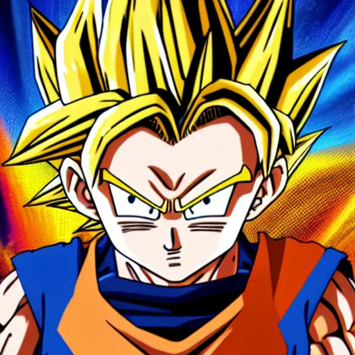 Image similar to dragon ball super sayian realistic high resolution award winning