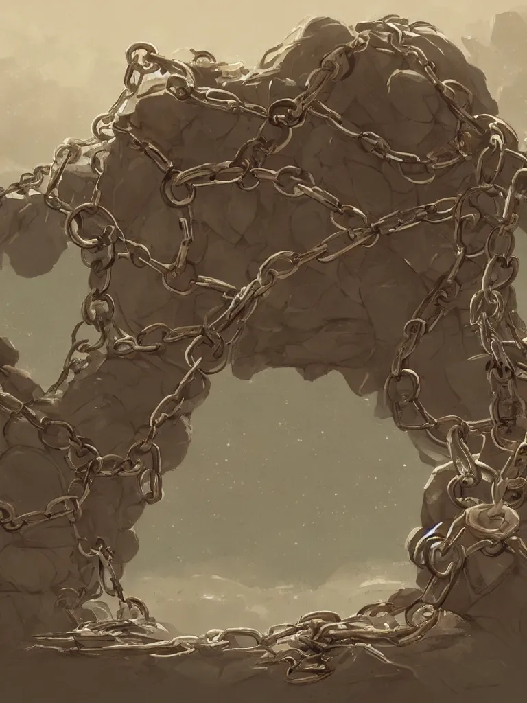 Image similar to chained by Disney Concept Artists, blunt borders, rule of thirds