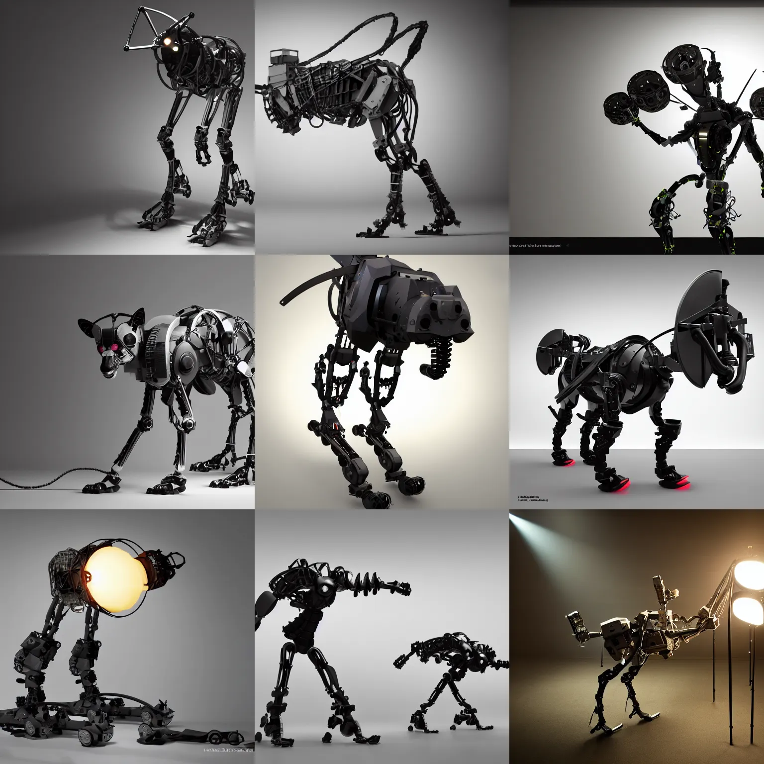 Prompt: Atlas from Boston Dynamics, studio lighting