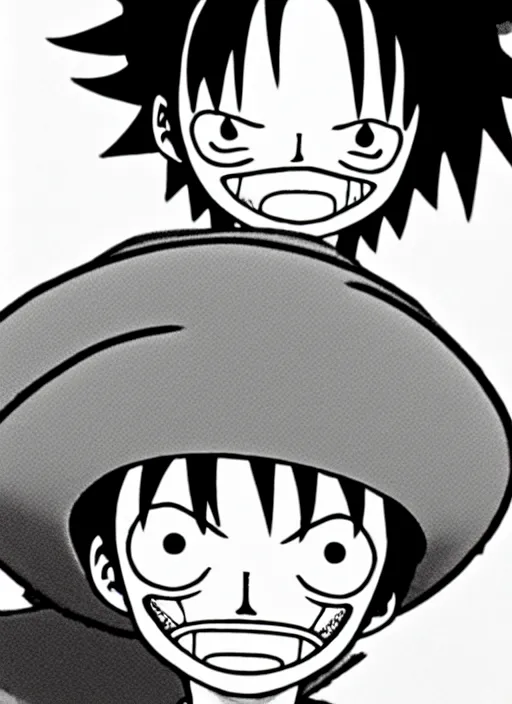 Prompt: a very detailed photograph of a luffy face, depth of field,