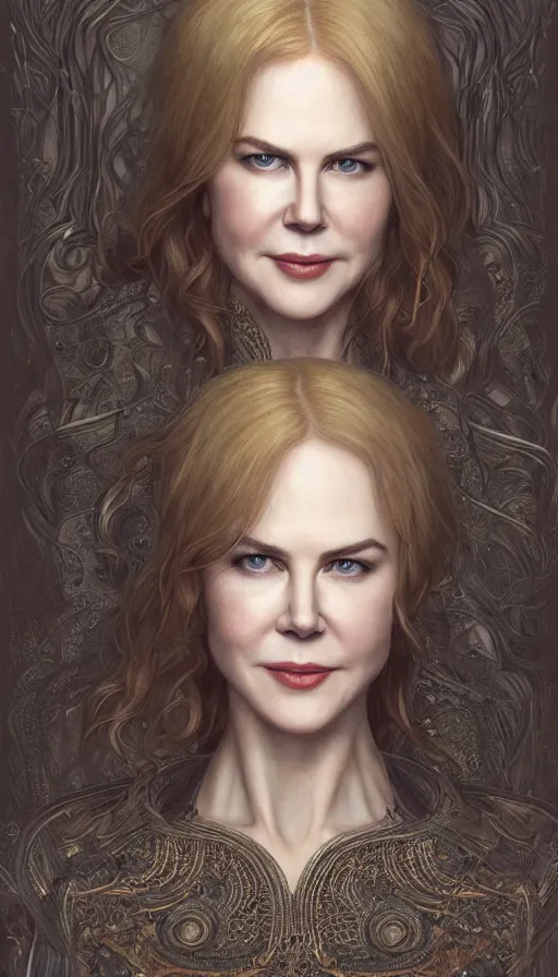 Image similar to young nicole kidman, fame of thrones, fibonacci, sweat drops, intricate fashion clothing, insane, intricate, highly detailed, surrealistic, digital painting, artstation, concept art, smooth, sharp focus, illustration, unreal engine 5, 8 k, art by artgerm and greg rutkowski and alphonse mucha